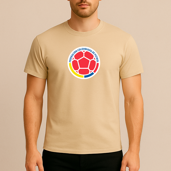 Men's Colombia National Soccer Team Cotton T-Shirt