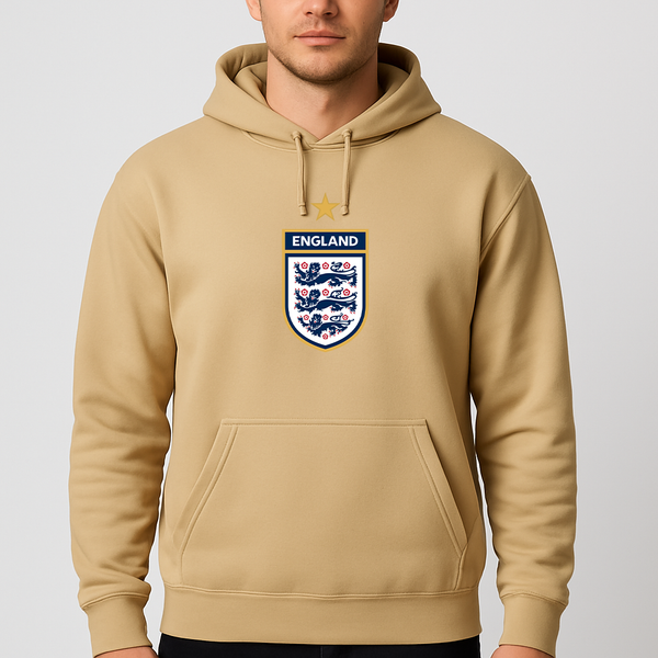Men's England National Soccer Team Pullover Hoodie