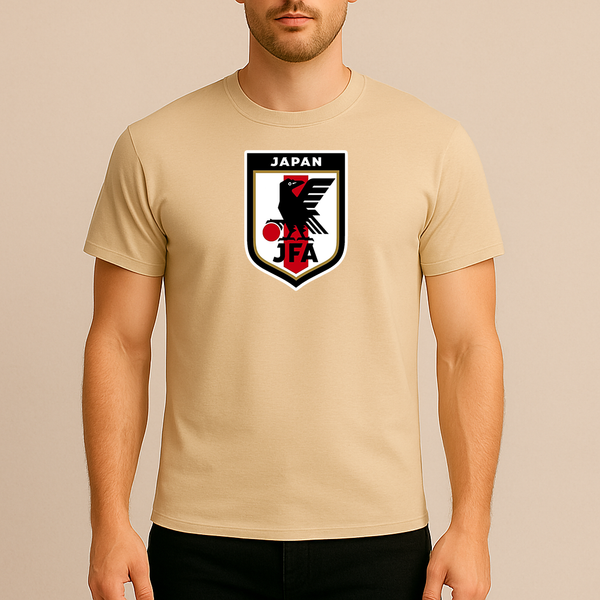 Men's Japan National Soccer Team Cotton T-Shirt