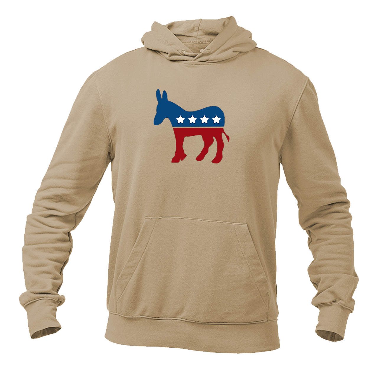 Men's  Democrat Election Symbol Pullover Hoodie