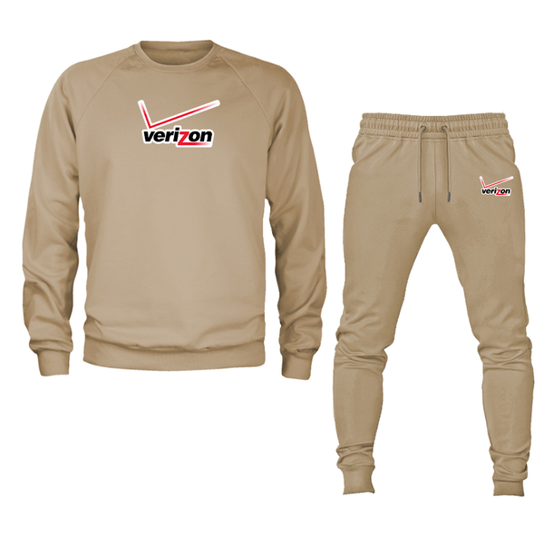 Men's Verizon Wireless  Crewneck Sweatshirt Joggers Suit
