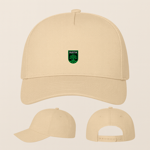 Austin FC Five Panel Twill Snapback Cap