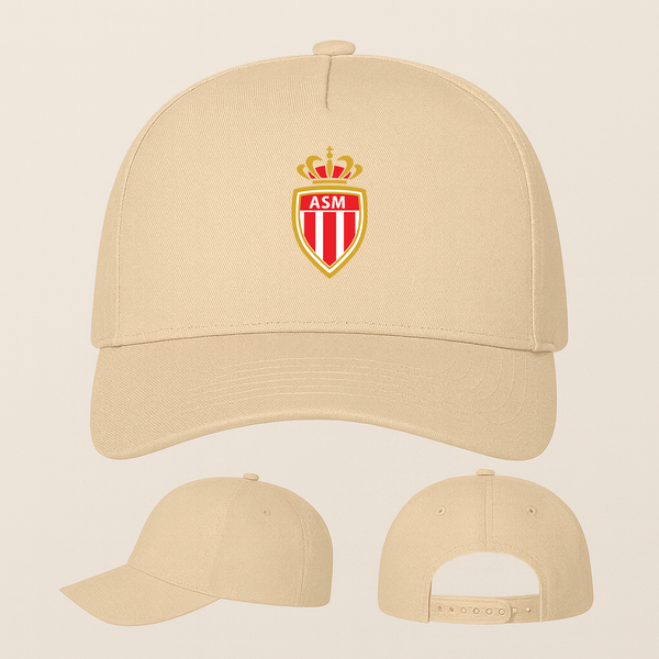 AS Monaco FC Five Panel Twill Snapback Cap