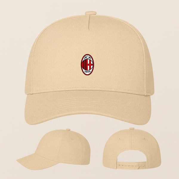 AC Milan Soccer Five Panel Twill Snapback Cap
