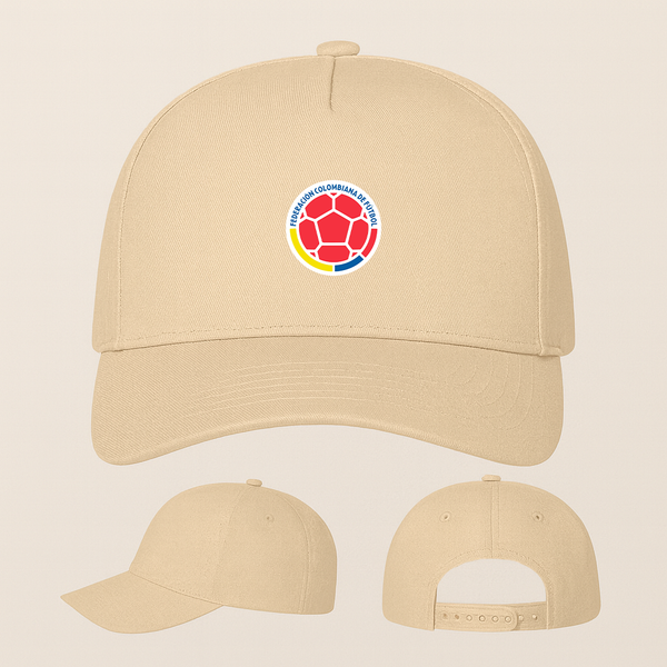 Colombia National Soccer Team Five Panel Twill Snapback Cap