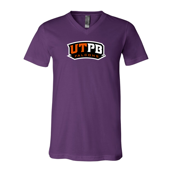 UTPB Falcons  BELLA  CANVAS - Jersey V-Neck T-Shirt