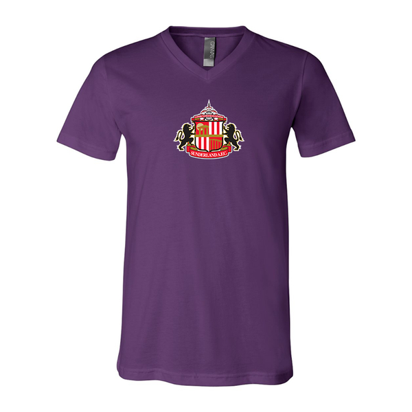 Sunderland AFC Soccer BELLA  CANVAS - Jersey V-Neck T-Shirt