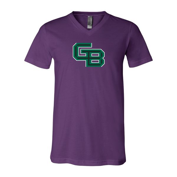 Wisconsin Green Bay Phoenix BELLA  CANVAS - Jersey V-Neck T-Shirt