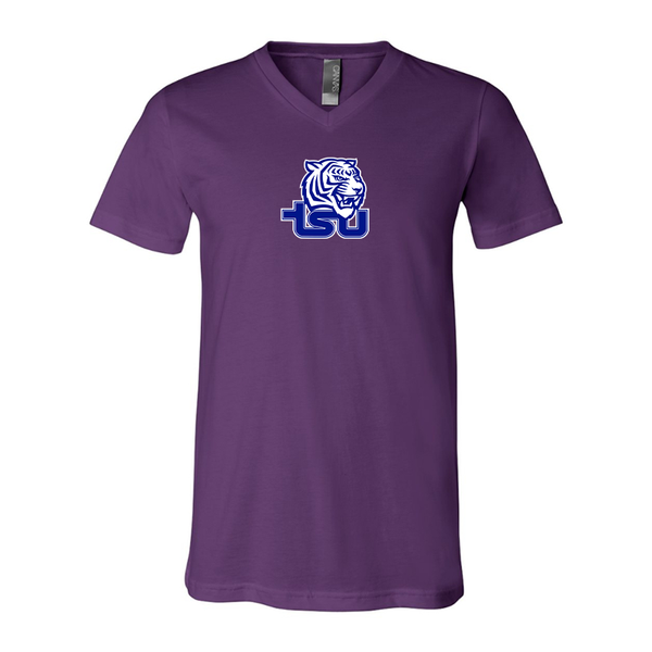 Tennessee State Tigers BELLA  CANVAS - Jersey V-Neck T-Shirt