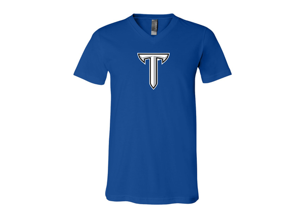 Troy Trojans BELLA  CANVAS - Jersey V-Neck T-Shirt