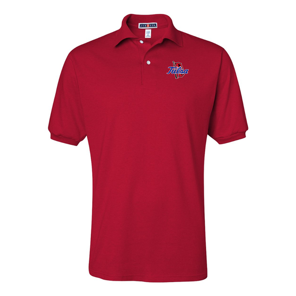 Men's Tulsa Golden Hurricane JERZEES  SpotShield polo
