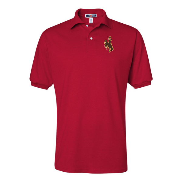 Men's  Wyoming Cowboys JERZEES  SpotShield polo