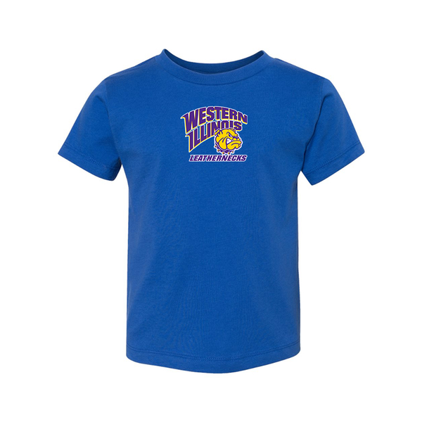 Western Illinois Leathernecks BELLA  CANVAS Toddler Jersey Tee