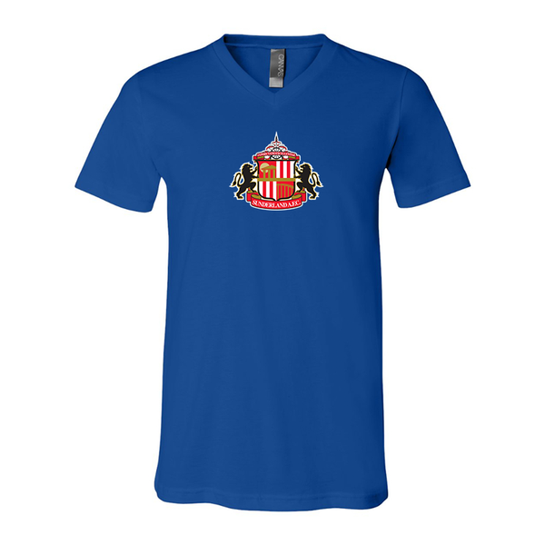 Sunderland AFC Soccer BELLA  CANVAS - Jersey V-Neck T-Shirt