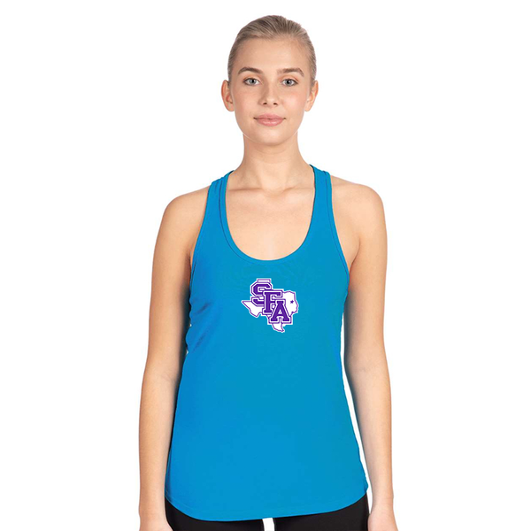 Women's Stephen F. Austin Lumberjacks  Next Level Ideal Racerback Tank