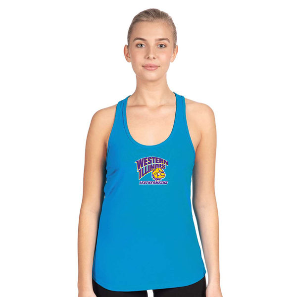 Women's Western Illinois Leathernecks Next Level Ideal Racerback Tank