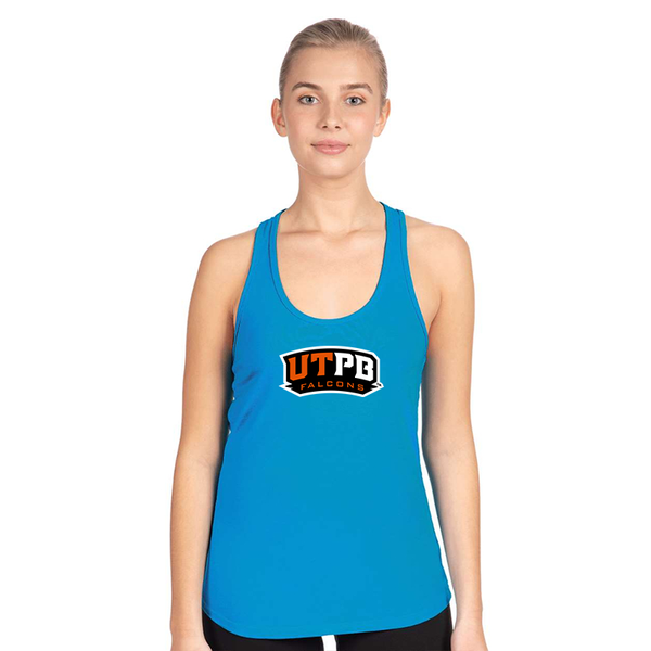 Women's  UTPB Falcons Next Level Ideal Racerback Tank