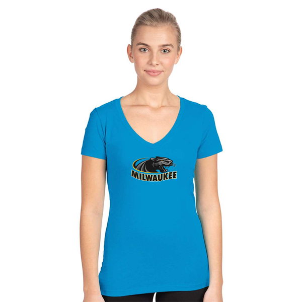 Women's Wisconsin Milwaukee Panthers Next Level V-Neck T-Shirt