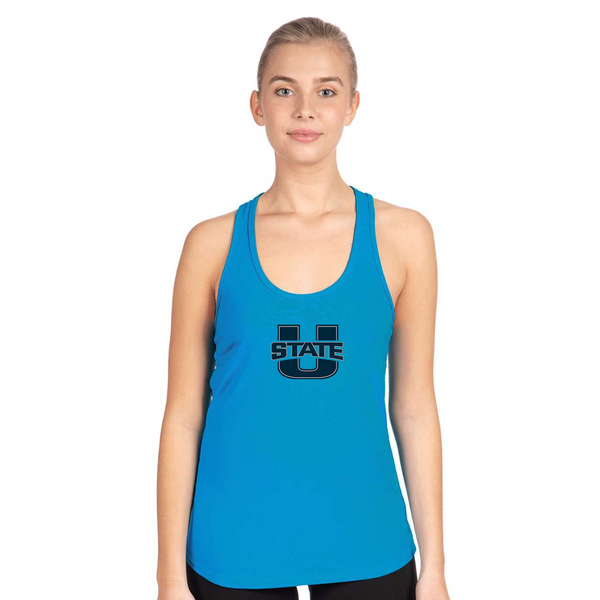 Women's Utah State Aggies   Next Level Ideal Racerback Tank