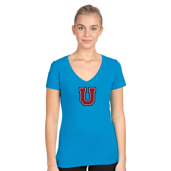 Women's Union Dutchmen  Next Level V-Neck T-Shirt