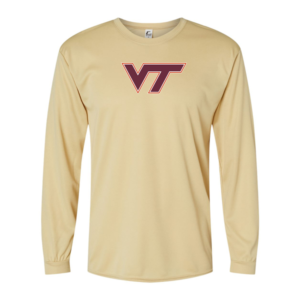 Men's Virginia Tech Hokies Performance Long Sleeve T-Shirt