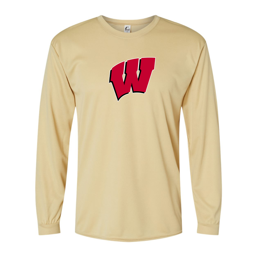 Men's  Wisconsin Badgers Performance Long Sleeve T-Shirt