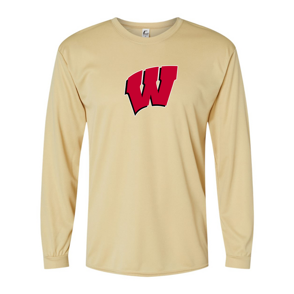 Men's  Wisconsin Badgers Performance Long Sleeve T-Shirt
