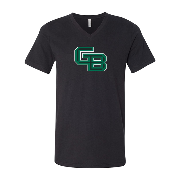 Wisconsin Green Bay Phoenix BELLA  CANVAS - Jersey V-Neck T-Shirt