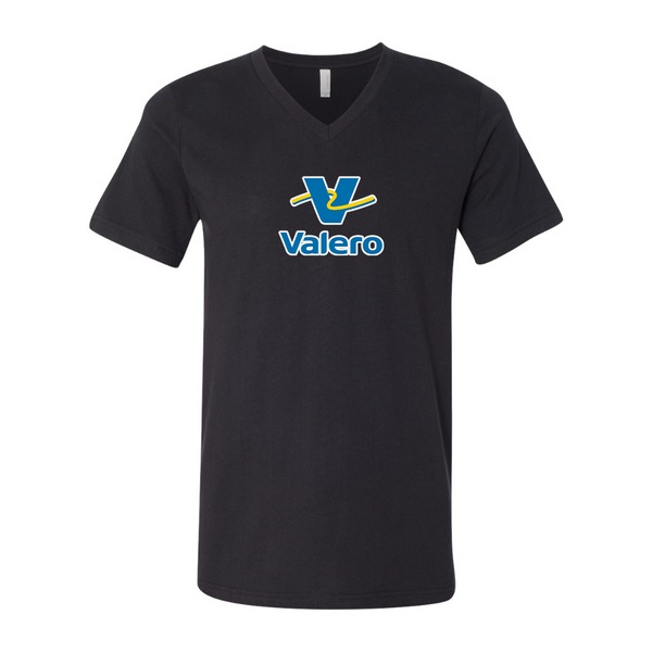 Valero Gas Station BELLA  CANVAS - Jersey V-Neck T-Shirt