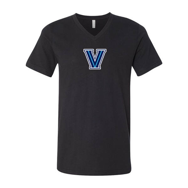 Villanova Wildcats BELLA  CANVAS - Jersey V-Neck T-Shirt