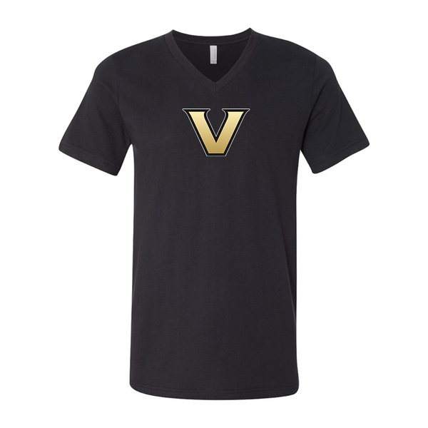 Vanderbilt Commodores BELLA  CANVAS - Jersey V-Neck T-Shirt