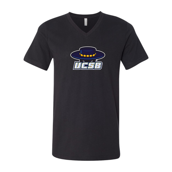 UCSB Gauchos BELLA  CANVAS - Jersey V-Neck T-Shirt