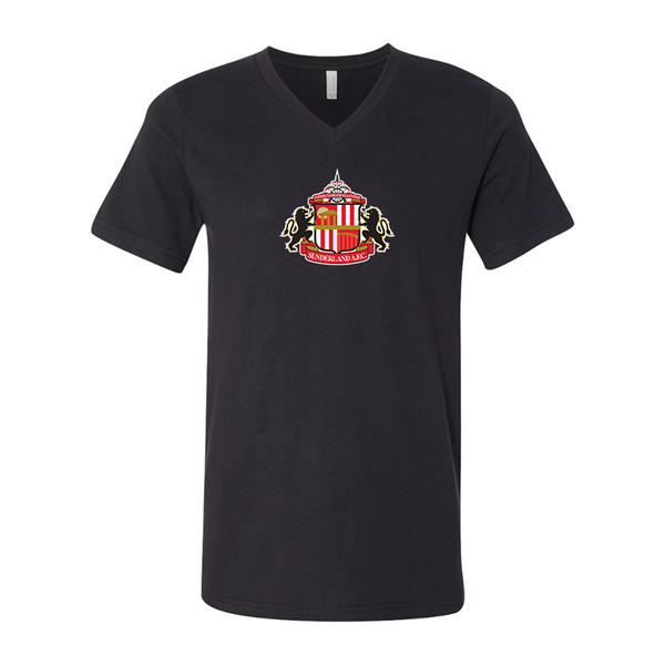 Sunderland AFC Soccer BELLA  CANVAS - Jersey V-Neck T-Shirt