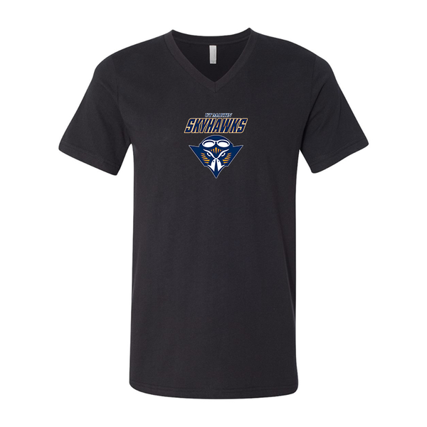 Tennessee Martin Skyhawks BELLA  CANVAS - Jersey V-Neck T-Shirt