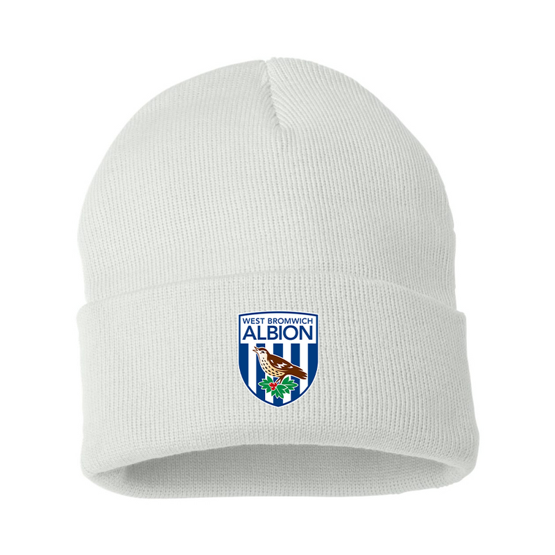 West Bromwich Albion Soccer Beanie Hat