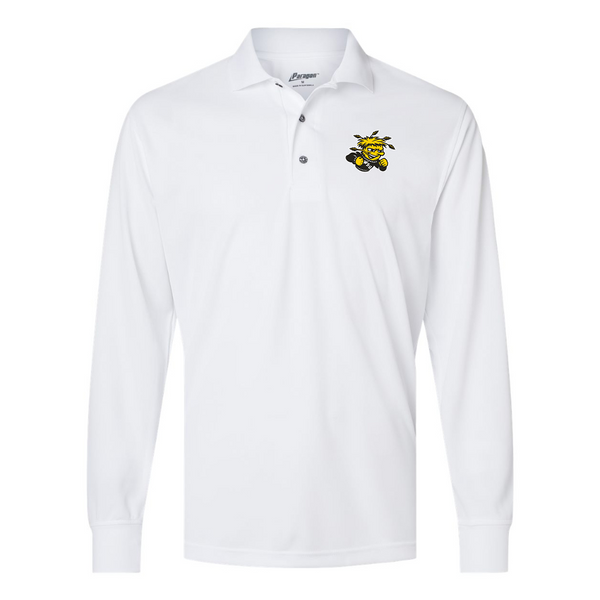 Men's  Wichita State Shockers   Paragon Prescott Long Sleeve Polo