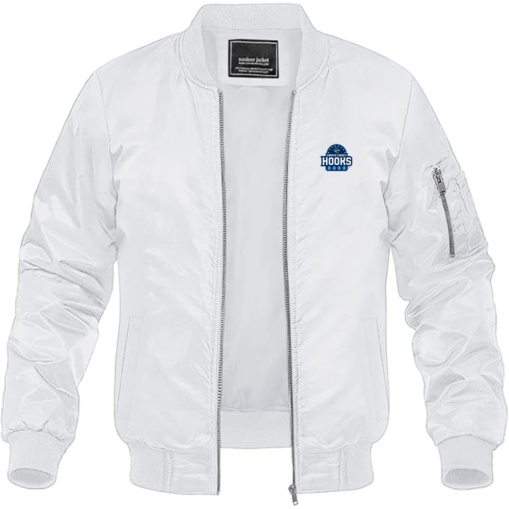 Men's Corpus Christi Hooks Logo Lightweight Bomber Jacket
