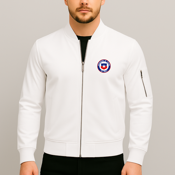 Men's Chile National Soccer Team  Lightweight Bomber Jacket Windbreaker Softshell Varsity Jacket Coat