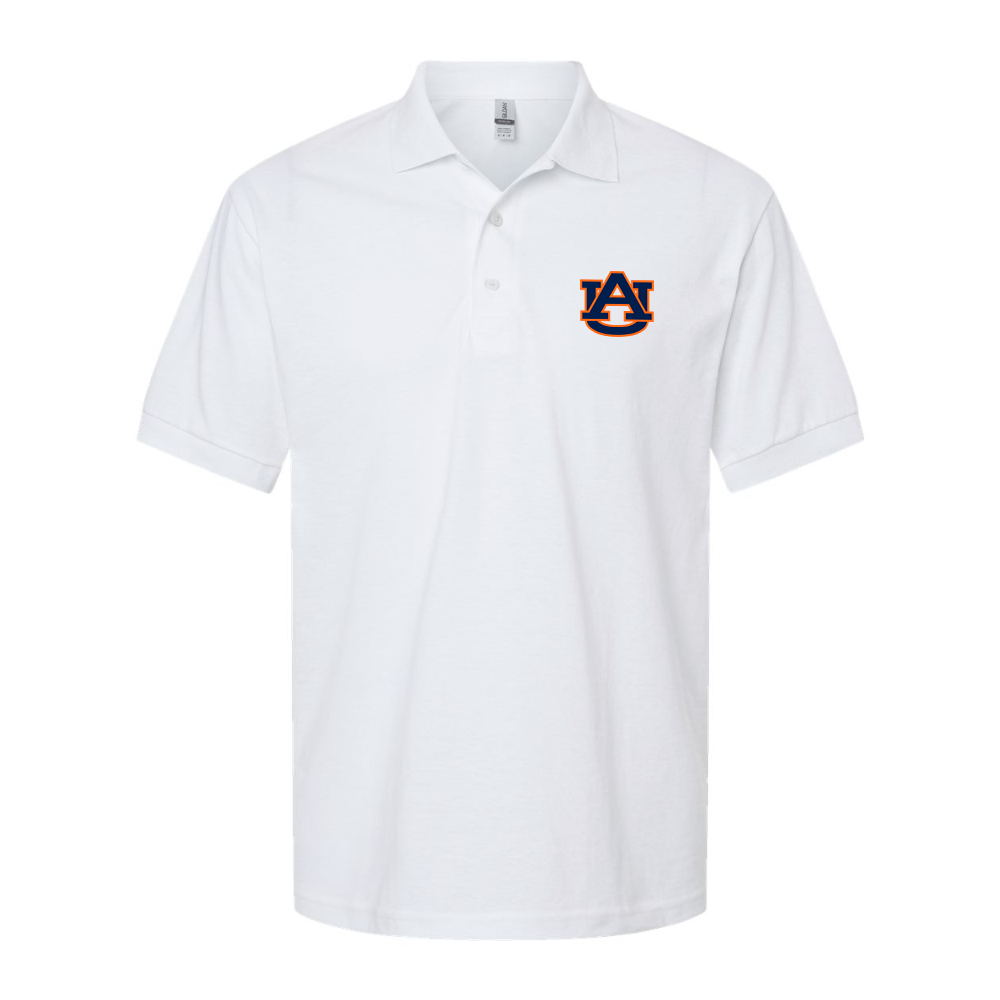 Men's Auburn Tigers Dry Blend Jersey Polo - White