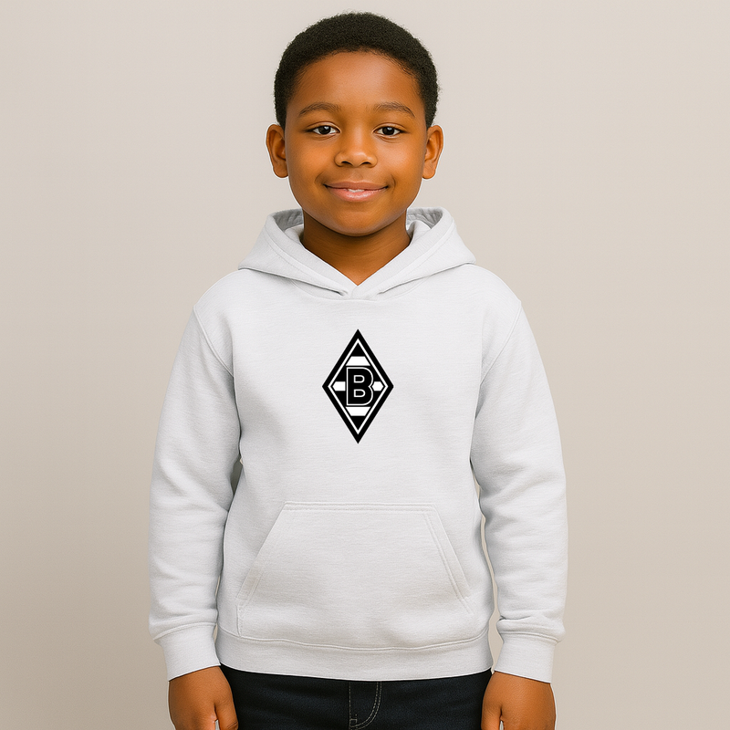 Youth Kids Borussia Monchengladbach FC Pullover Hoodie
