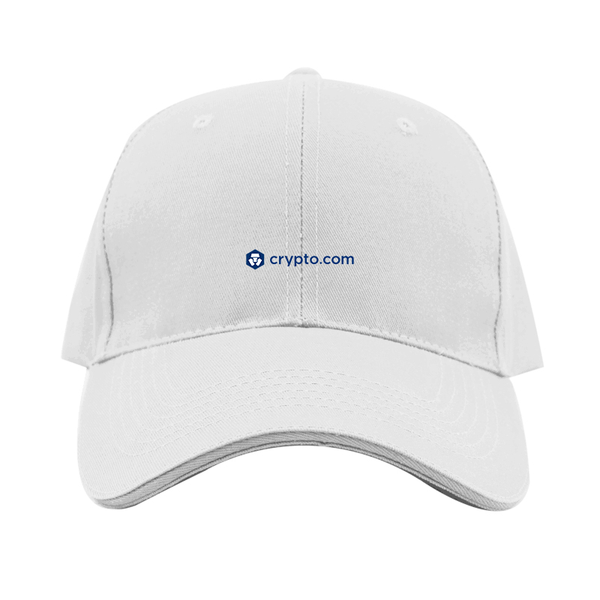 Crypto.Com  Logo  Dad Baseball Cap Hat