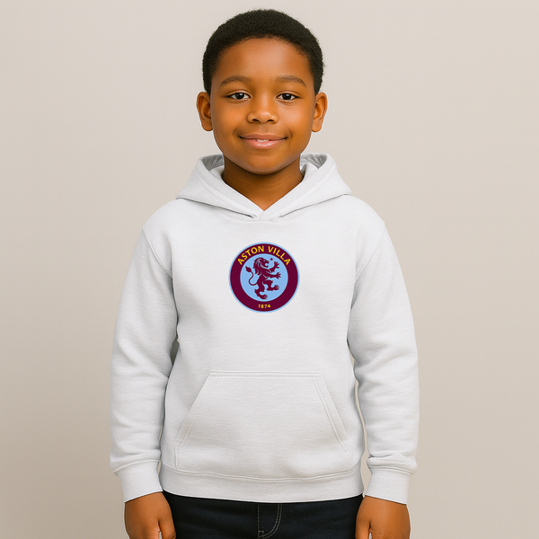 Youth Kids Aston Villa FC Pullover Hoodie