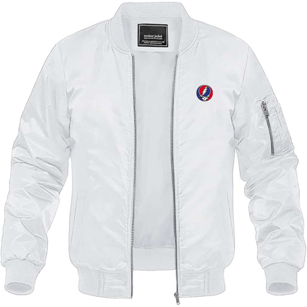 Men's Gratefu Dead Logo Lightweight Bomber Jacket