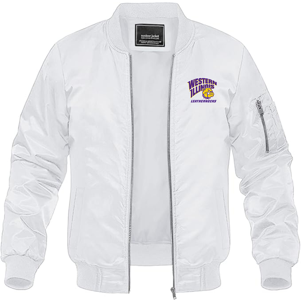 Men's Western Illinois Leathernecks Lightweight Bomber Jacket