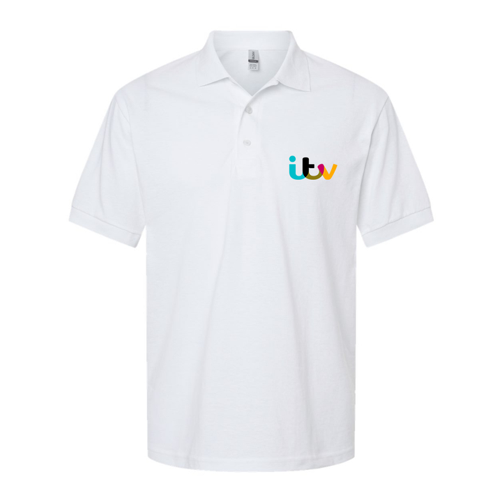 Men's Itv Dry Blend Jersey Polo - Black