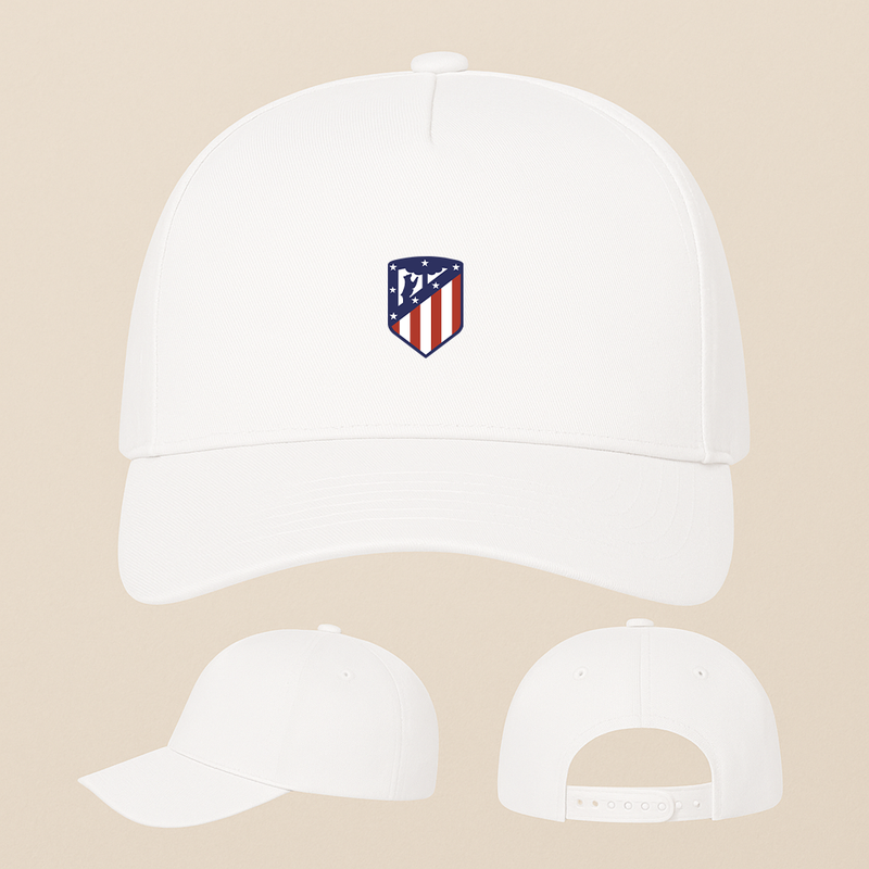 Atletico Madrid FC Five Panel Twill Snapback Cap