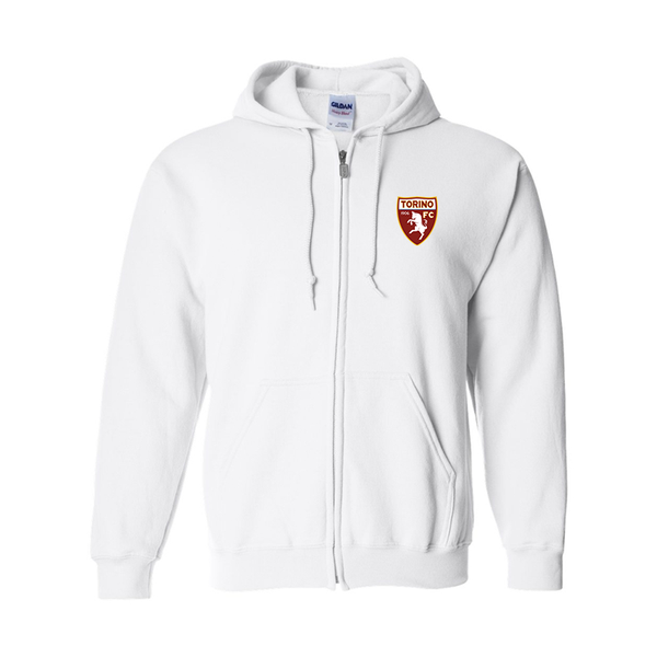 Men's Torino Soccer Gildan  Heavy Blend Full Zip Hooded Sweatshirt