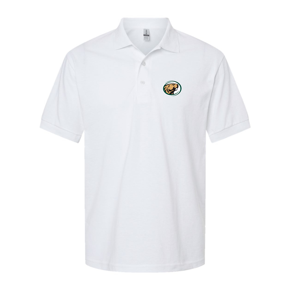 Men's Bemidji State Beavers Dry Blend Jersey Polo - White