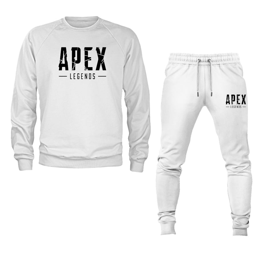 Men's Apex Legends Game Logo Crewneck Sweatshirt Joggers Suit