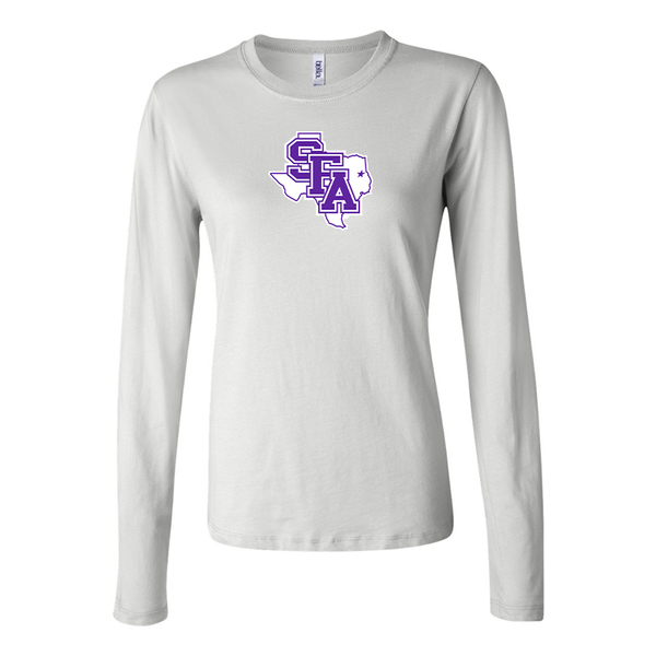 BELLA CANVAS Women’s Stephen F. Austin Lumberjacks Jersey Long Sleeve Tee